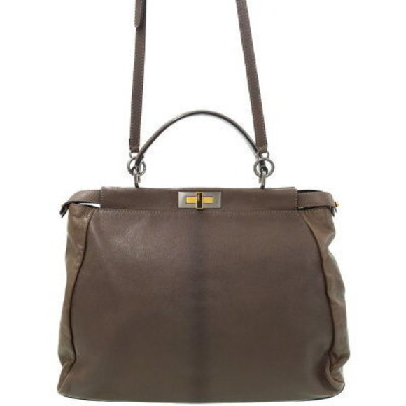 FENDI Peekaboo Handbag Bag - Picture 1 of 8